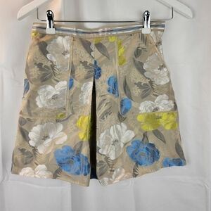 Jonathan Simkhai Mini skirt with floral design size 0 in EUC